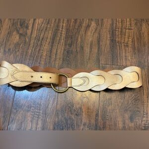 Bebe Gold Leather Belt